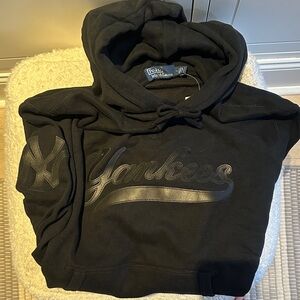 Limited Edition MLB NY Yankees X Polo Ralph Lauren Black on Black Yankees Hoodie